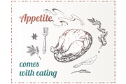 Hand-drawn Cooking and Food Icons, a Decorative Illustration by Margo Miller (Thumbnail 44 of 48)