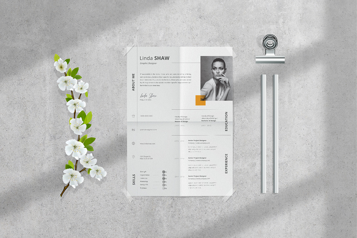 Folded Paper Mockup Pack, a Product Mockup by Nina Shaw (Photo 12 of 14)