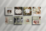 FIORE Instagram Templates for Canva, a Templates & Theme by EnvolAgency (Thumbnail 2 of 8)