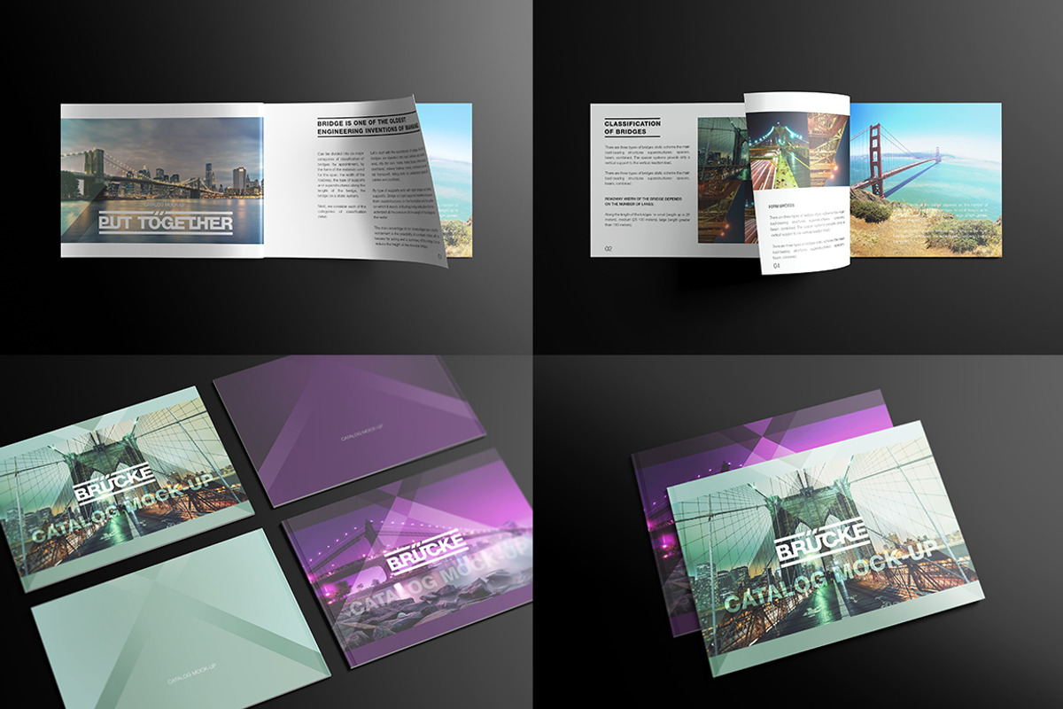 Landscape Magazine / Catalog Mockup, a Print Template by ItemBridge (Photo 3 of 5)