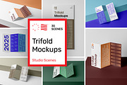 Flayer Trifold and Brochure Mockups, a Mockup by Mr.Mockup™ (Thumbnail 1 of 18)