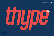 GC Thype - New Condensed Sans, a Sans Serif Font by Glyphonic (Thumbnail 1 of 15)