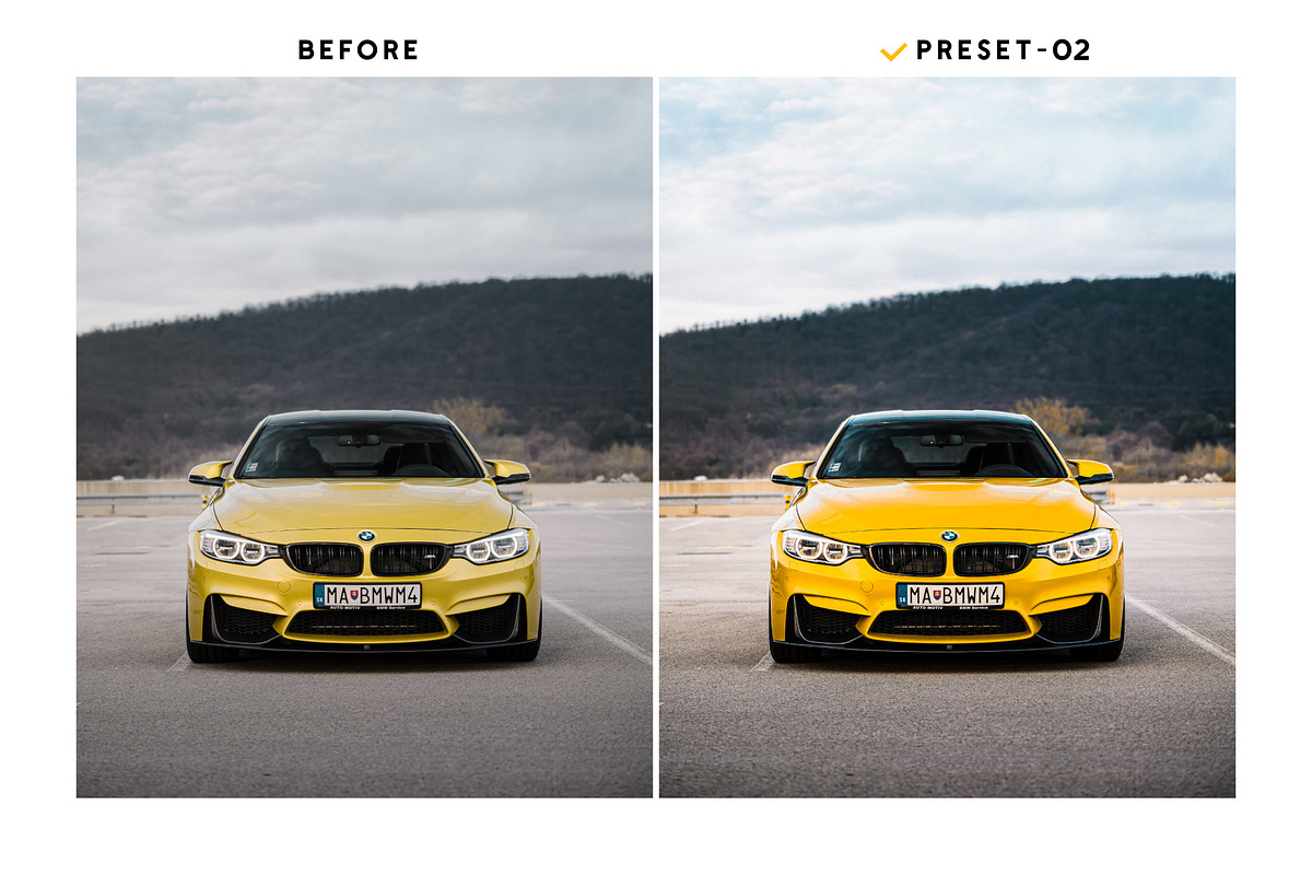 20 Automobile Presets & Actions, an Action Add-On by Effect-Hub (Photo 3 of 17)