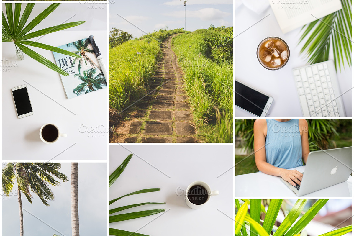 Tropical Lifestyle + Work [green], a Person Photo by Beach Babe Stock (Photo 8 of 8)
