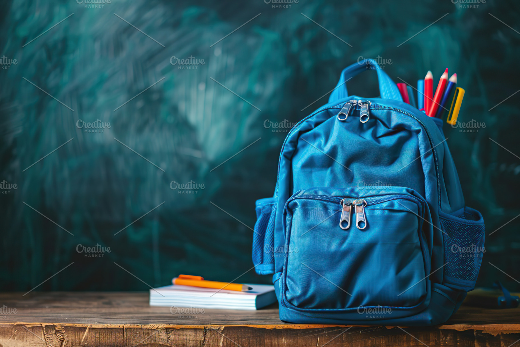 Modern school backpack, Back To School concept, a School & Education Photo by AlyaAnd