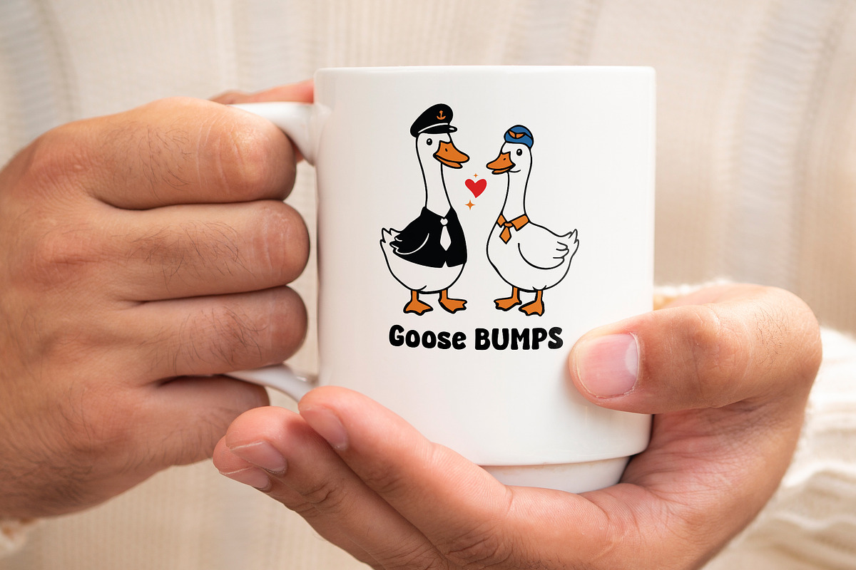 Goose Bumps SVG Funny Goose Digital, a Graphic by Star Graphic Design (Photo 3 of 9)