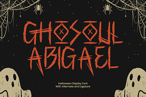Ghosoul - Halloween Typeface, a Handwritten Font by Inviline.co