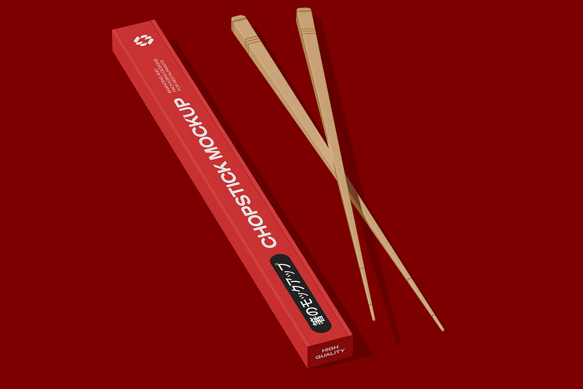 Chopstick Mockup, a Household Mockup by Unerispace (Photo 4 of 5)