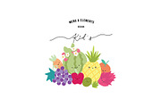 Kids fruit elements And LOGO element, a Decorative Illustration by MooBeer (Thumbnail 7 of 8)
