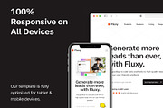 Fluxy Multi layout Framer, a Landing Page Template by Lumina_ui_ux202 (Thumbnail 5 of 6)