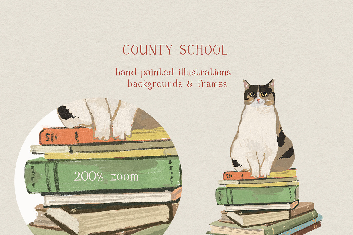 Back To School Cottagecore Images, a Decorative Illustration by whiteheartdesign (Photo 15 of 19)