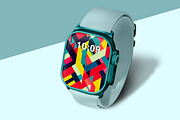 Smartwatch Mockup, a Wearable Device Mockup by Jiwstudio (Thumbnail 4 of 6)