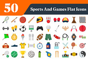 Sports and Games Flat Icons Bundle, a Duotone Icon by EllaMaiyaali (Thumbnail 2 of 3)