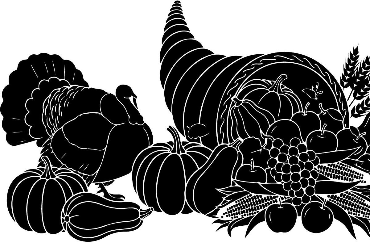 Thanksgiving Harvest Silhouette, an Illustration by Creativeshirt (Photo 27 of 51)