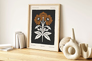 Linocut Flowers #2 | Poster Builder, an Object Graphic by KetteCreate (Thumbnail 2 of 13)