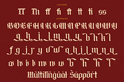 Lionkin Stylish Blackletter Font, a Blackletter Font by timelesstype.co (Thumbnail 19 of 20)