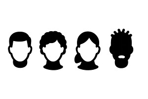 Silhouettes of diverse individuals, an Illustration by ZinetroN