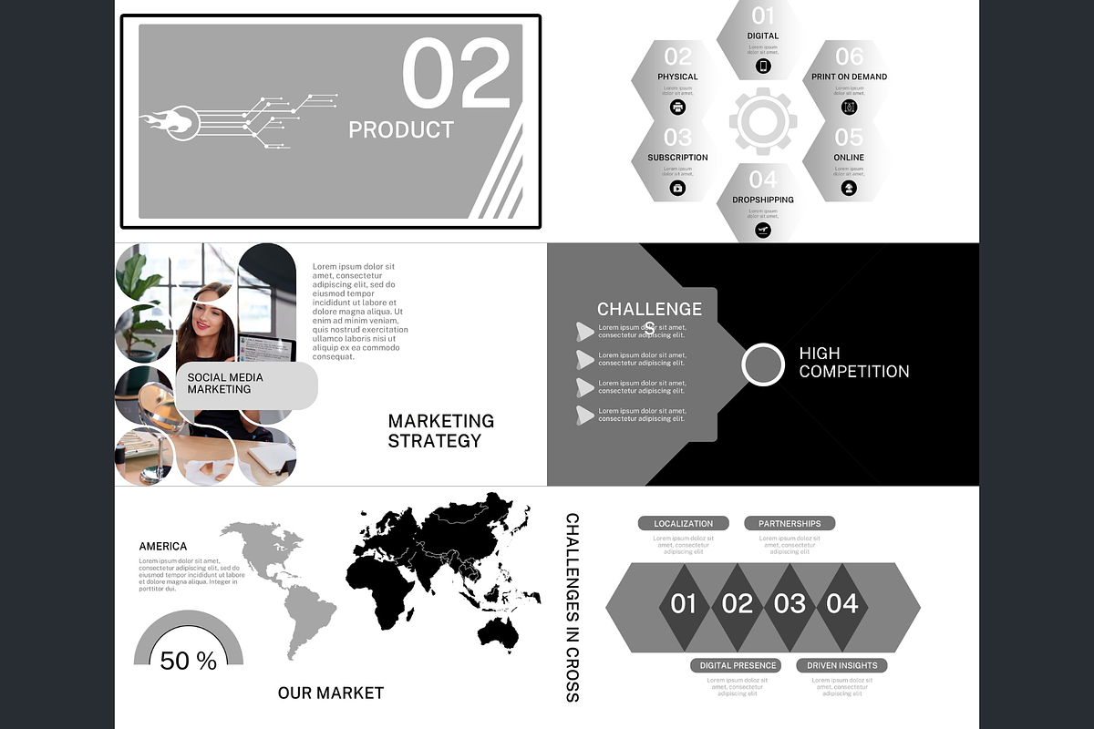 Online Business PowerPoint Template, a Presentation Template by Rumoh Grafika (Photo 3 of 7)