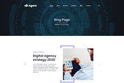 weAgent Digital Agency PSD Template, a Landing Page Template by Andit themes (Thumbnail 5 of 8)
