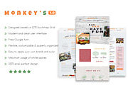 PSD Restaurant website, a Websites & App Template by Alexander's Studio (Thumbnail 1 of 4)