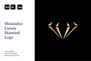 Minimalist Luxury Diamond Logo, a Branding & Logo Template by Luxury Logos (Thumbnail 1 of 4)