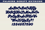 Falkirk Script Font Family, a Script Font by Mysterylab Designs (Thumbnail 4 of 9)