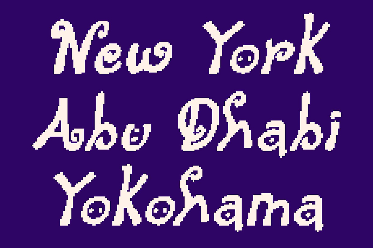 CS Claribel Pixel, a Handwritten Font by Craft Supply Co. (Photo 2 of 8)
