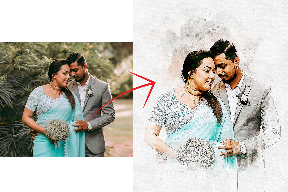 Painting Watercolor Splash Art, an Action Add-On by MRI STUDIO (Photo 20 of 21)