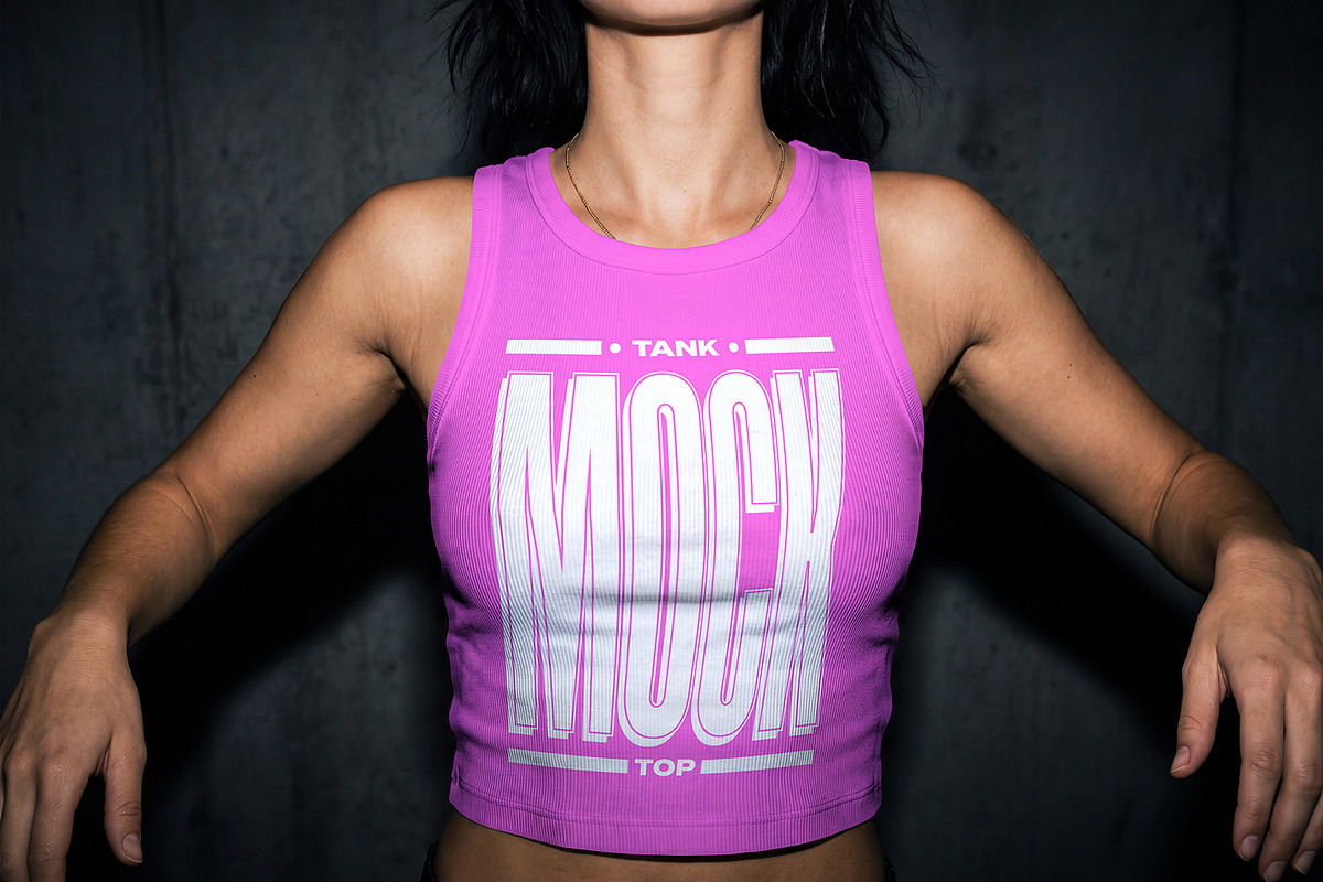 Women’s Tank Top Mockup, a Shirt Mockup by graphypix (Photo 1 of 4)