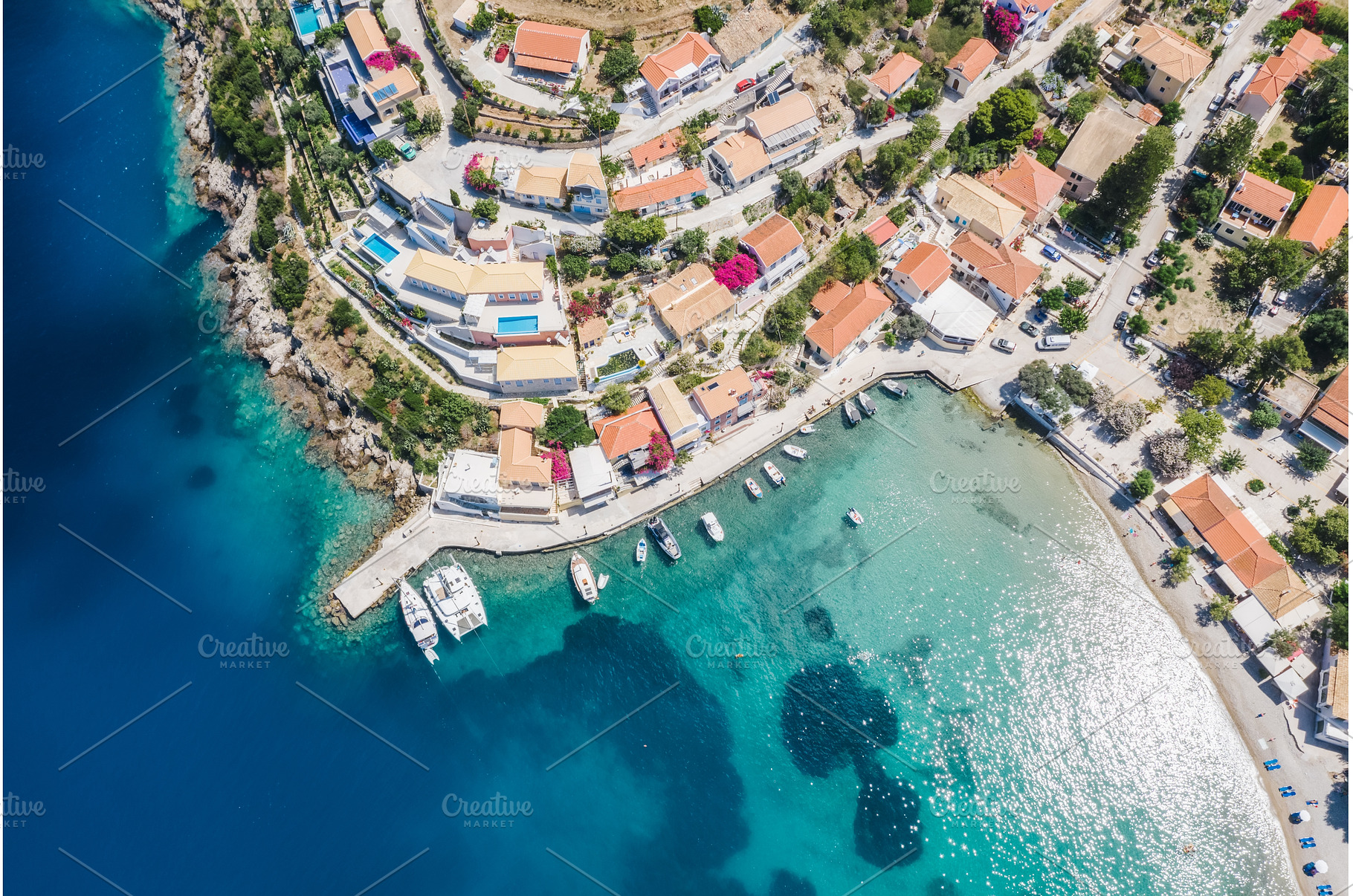 Assos picturesque fishing village, an Architecture Photo by Igor Tichonow