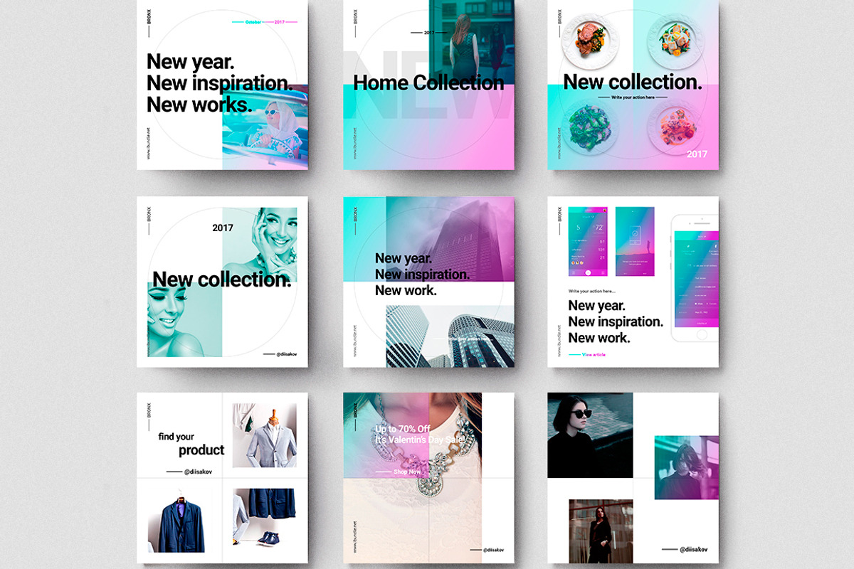 BRONX Social Media + Bonus, a Social Media Template by Presentations Studio (Photo 14 of 14)