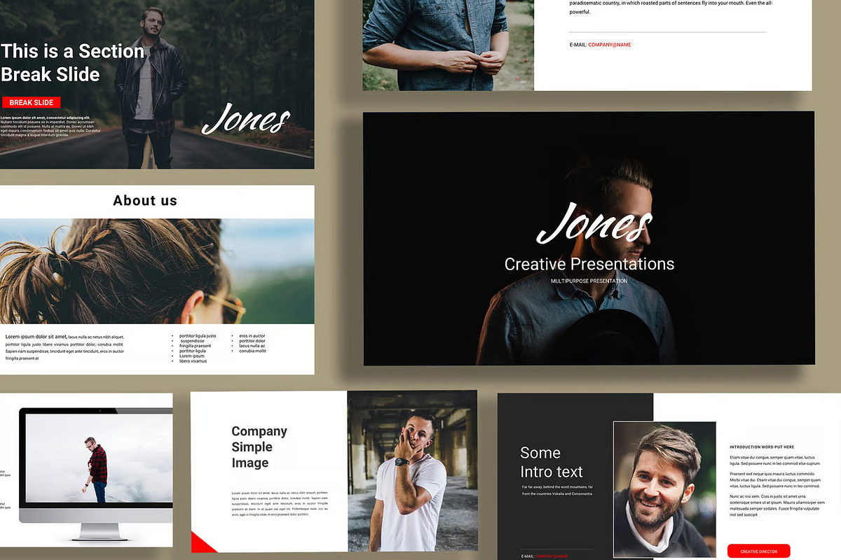 Joecreative Powerpoint PPTX, a Presentation Template by UInstrument (Photo 4 of 5)