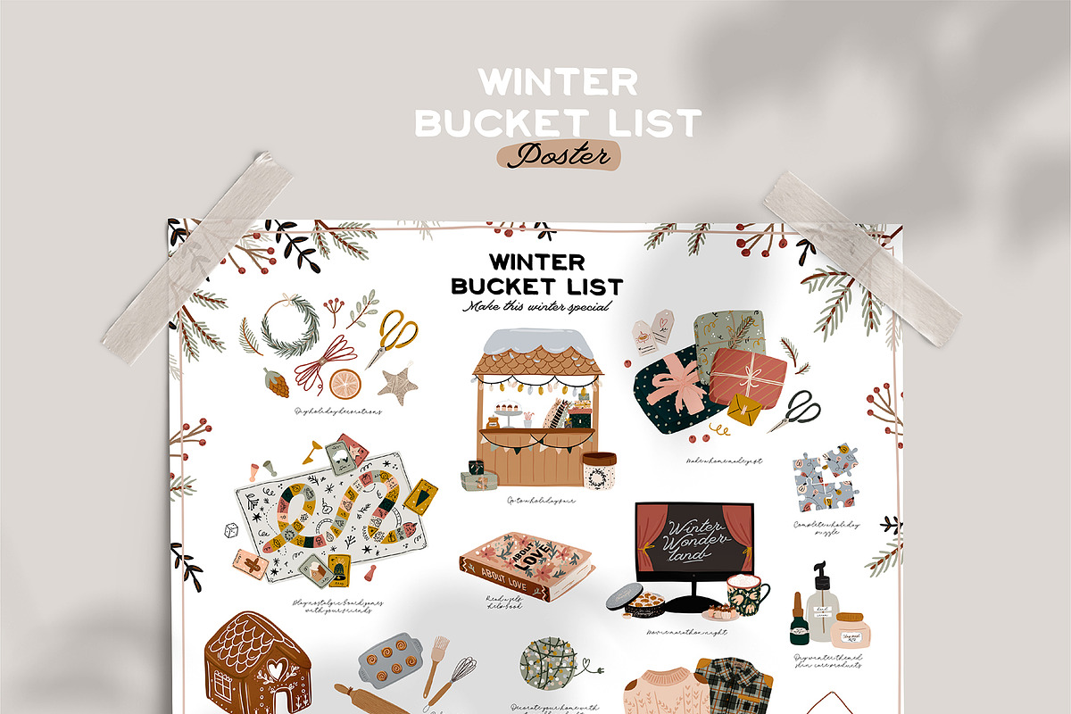 FOUR SEASONS BUNDLE, an Object Graphic by Ruslana Lubenets (Photo 43 of 52)