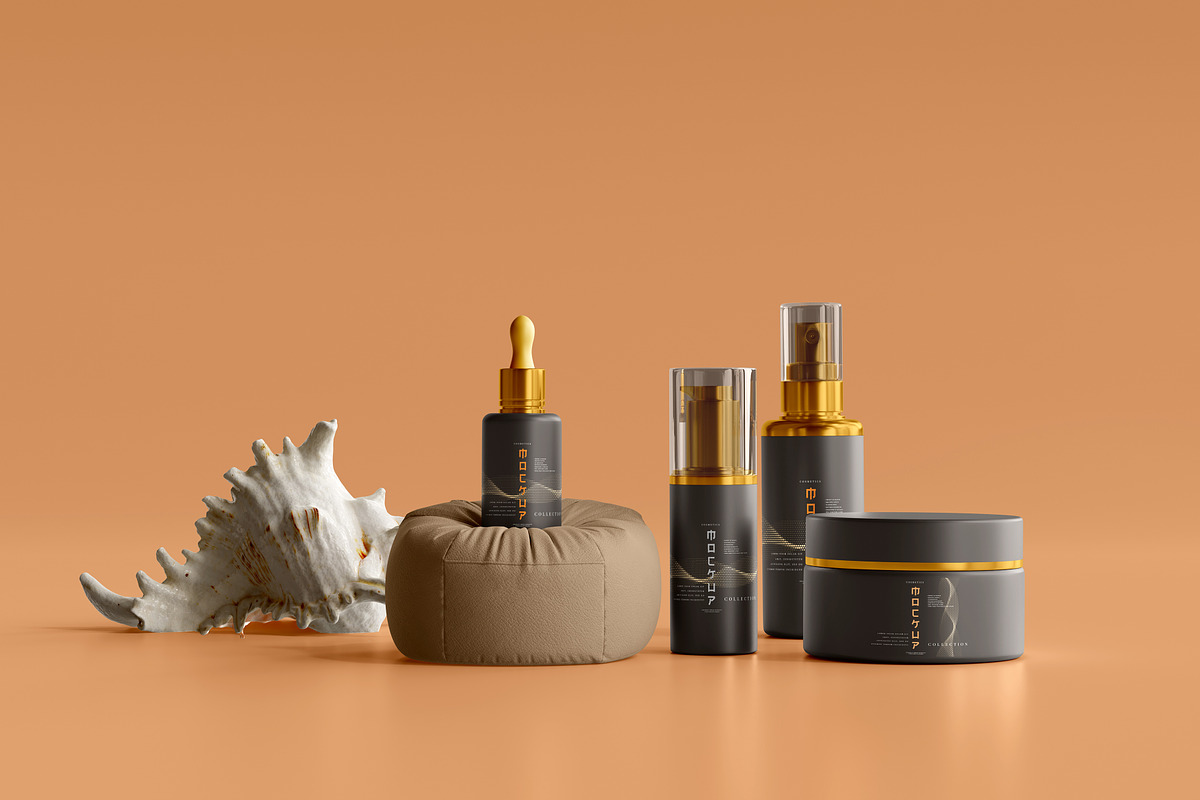 100+ Cosmetic Branding Mockups, a Cups & Container Mockup by pmvch (Photo 3 of 102)
