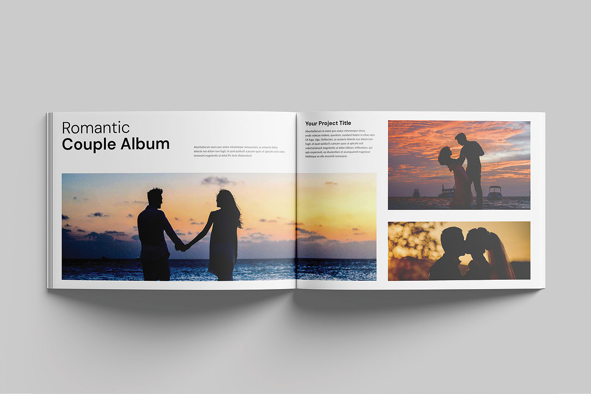 Photo Album Book Template Landscape, a Magazine Template by Cleffon_Graphic_Studio (Photo 7 of 9)