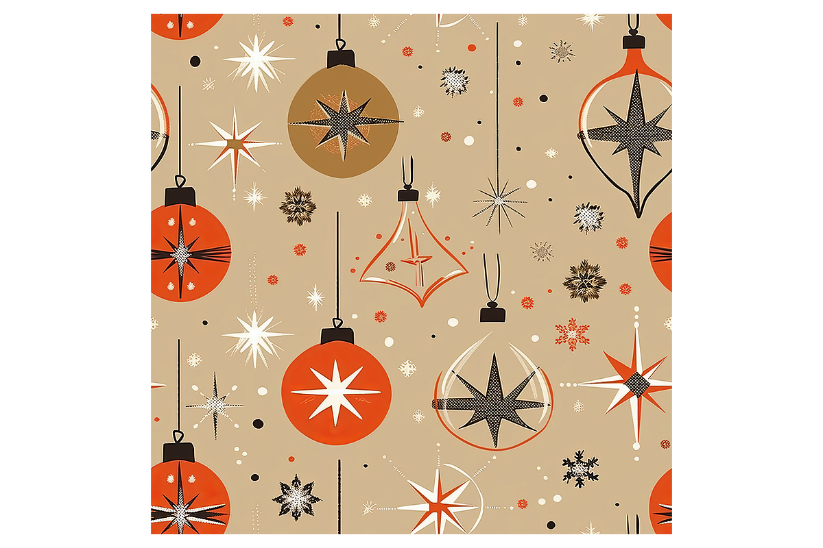 Vintage Holiday 2 Digital Paper, a Pattern Graphic by Chromolume Studio (Photo 7 of 28)