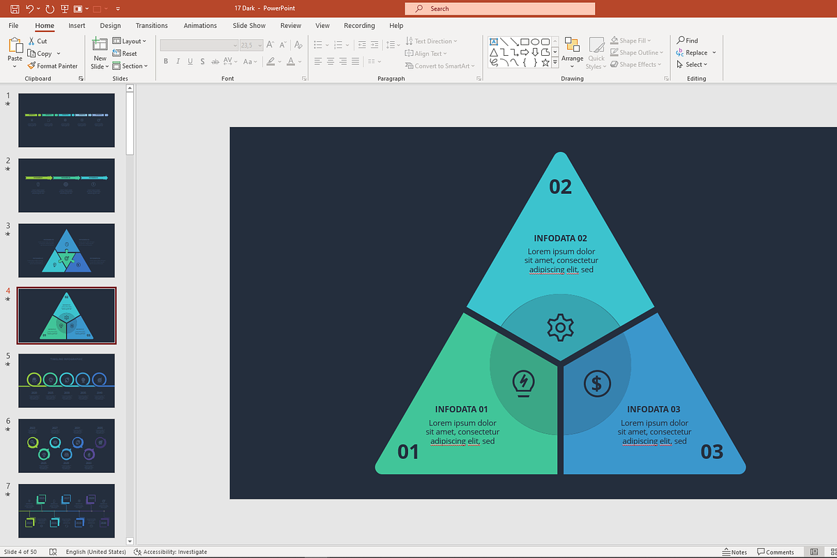 Clean & Modern Animated Template, a Presentation Template by Infographics project (Photo 10 of 13)