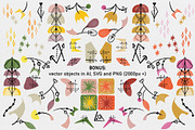 Mid Century Vector Patterns, a Pattern Graphic by angelainthefields (Thumbnail 7 of 10)