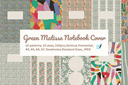 Green Matisse Goodnotes Cover, a Pattern Graphic by ARTOZEN DIGITAL (Thumbnail 1 of 7)