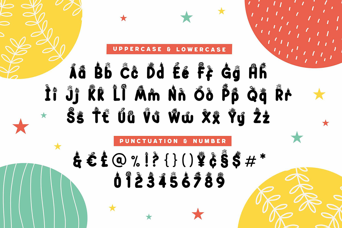 Snow Flakes Font, a Script Font by Runsell Studio (Photo 4 of 5)