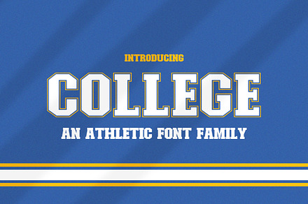 College Font Family, a Font by Salt & Pepper Designs