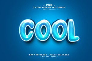 Cool 3D Editable Psd Text Effect, a Layer Style Add-On by Md Jahidul99