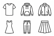 40 Vector Baby Kids Outline Icons, an Outline Icon by adenpinkstore (Thumbnail 3 of 11)