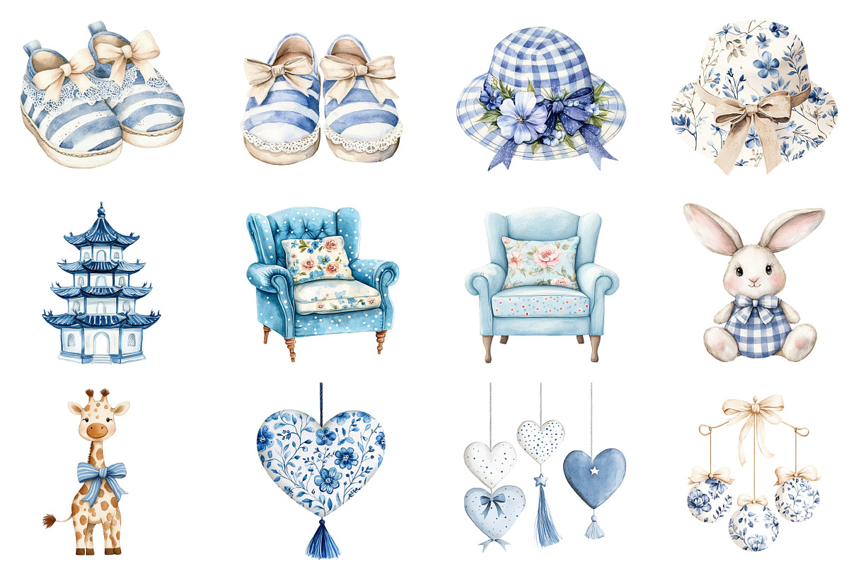French Nursery Clipart, an Illustration by CitraGraphics (Photo 3 of 6)