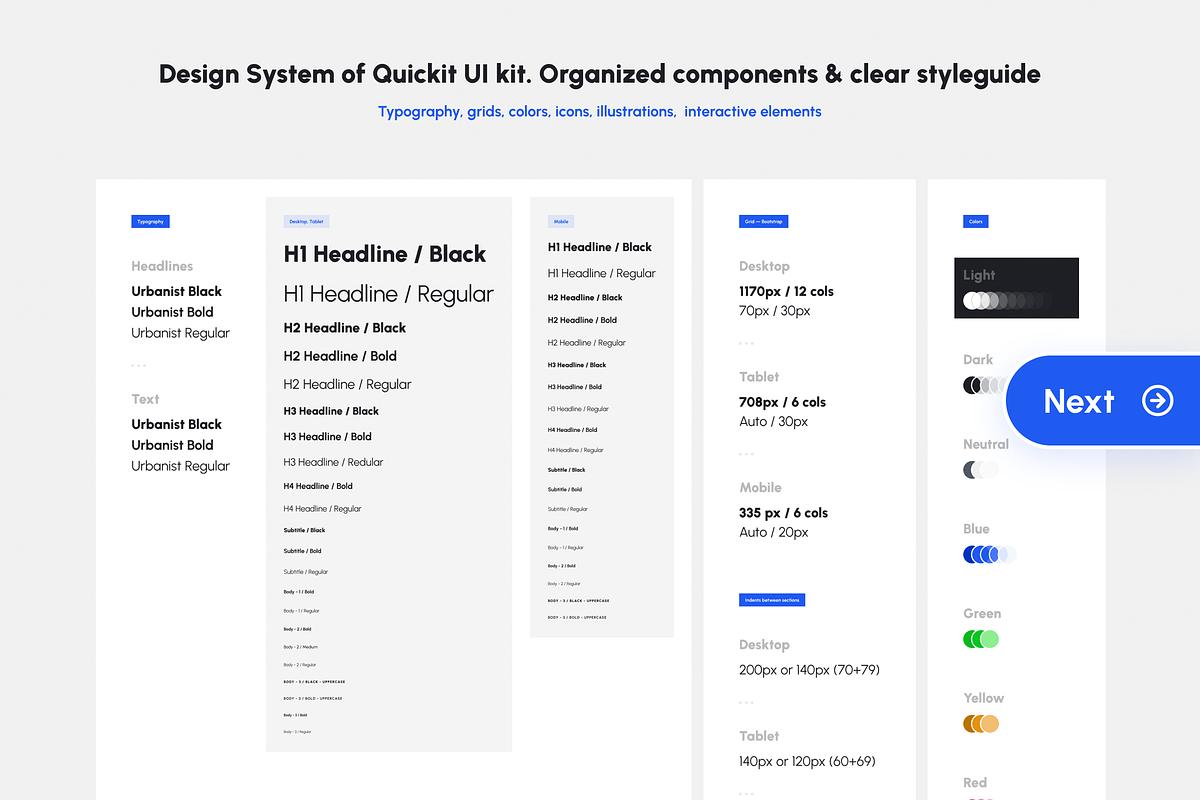 Quickit – UI Kit for Dashboards & AI, an UI Kit Template by Nikolay K. (Photo 2 of 8)