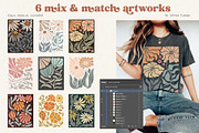Groovy botanical collection, a Decorative Illustration by marie dricot (Thumbnail 2 of 16)