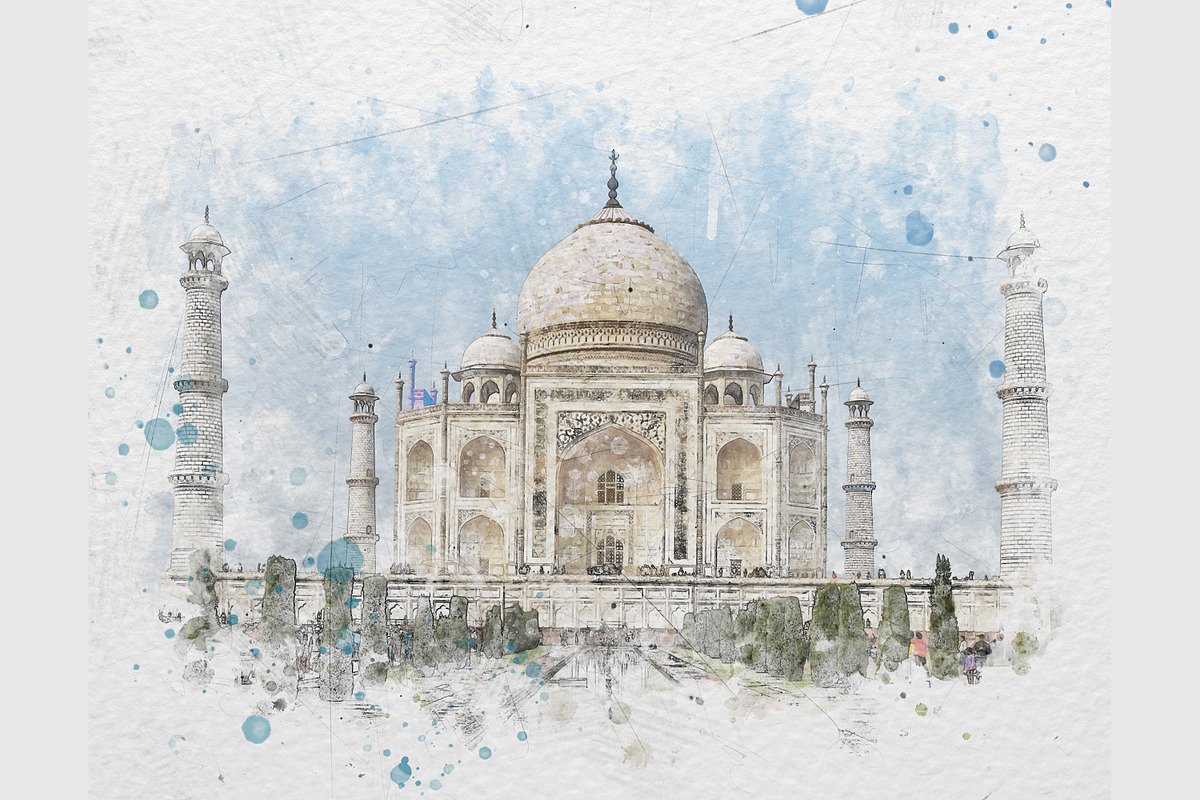 Watercolor Photo Effect, a Layer Style Add-On by dx_vect (Photo 2 of 3)