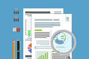Tax, Auditing and Test Themes, a Finance Illustration by TAlex (Thumbnail 5 of 7)