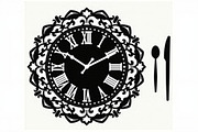 Vintage Wall Clock Victorian design, an Illustration by Amazin_art (Thumbnail 11 of 21)