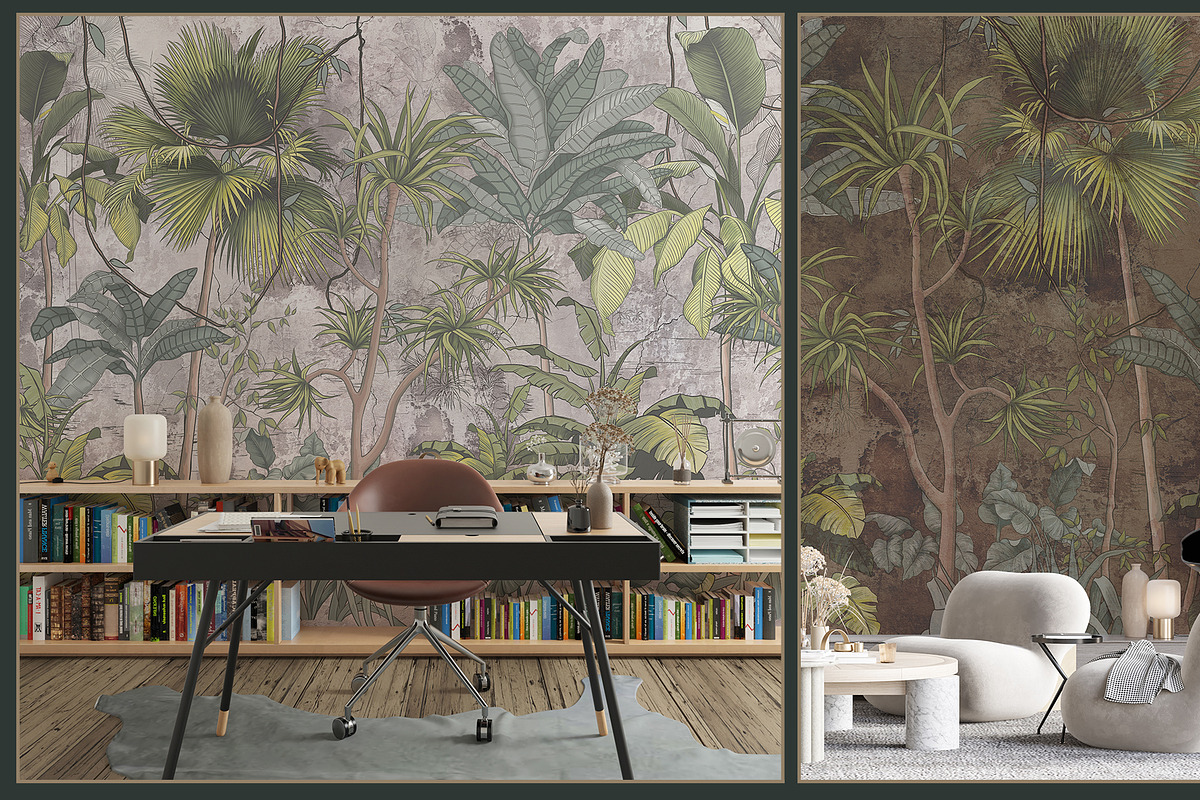 Fresco collection Tropical mural, a Wallpaper Graphic by Natalia0307 (Photo 19 of 19)